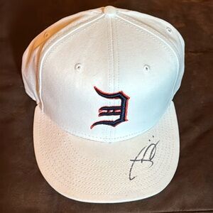 Eminem Detroit Bright White Flat Bill New Era Baseball Hat Signed by Rude Jude